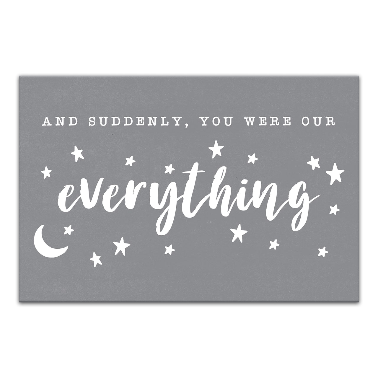 You Were Our Everything 18" x 12' Canvas Wall Art